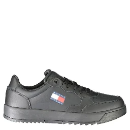 Black Polyester Sneaker