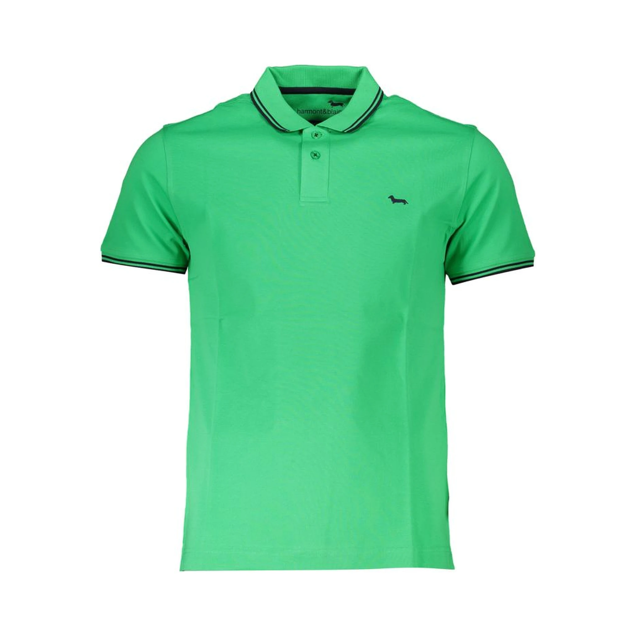 Green Cotton Polo Shirt