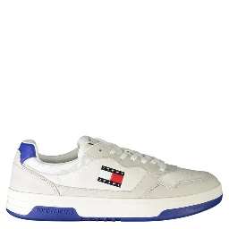 White Polyester Sneaker