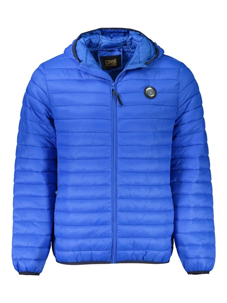 Blue Polyamide Jackets & Coat