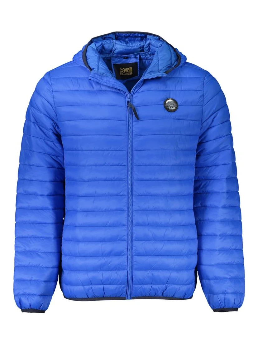 Blue Polyamide Jackets & Coat
