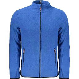 Blue Polyester Sweatshirt