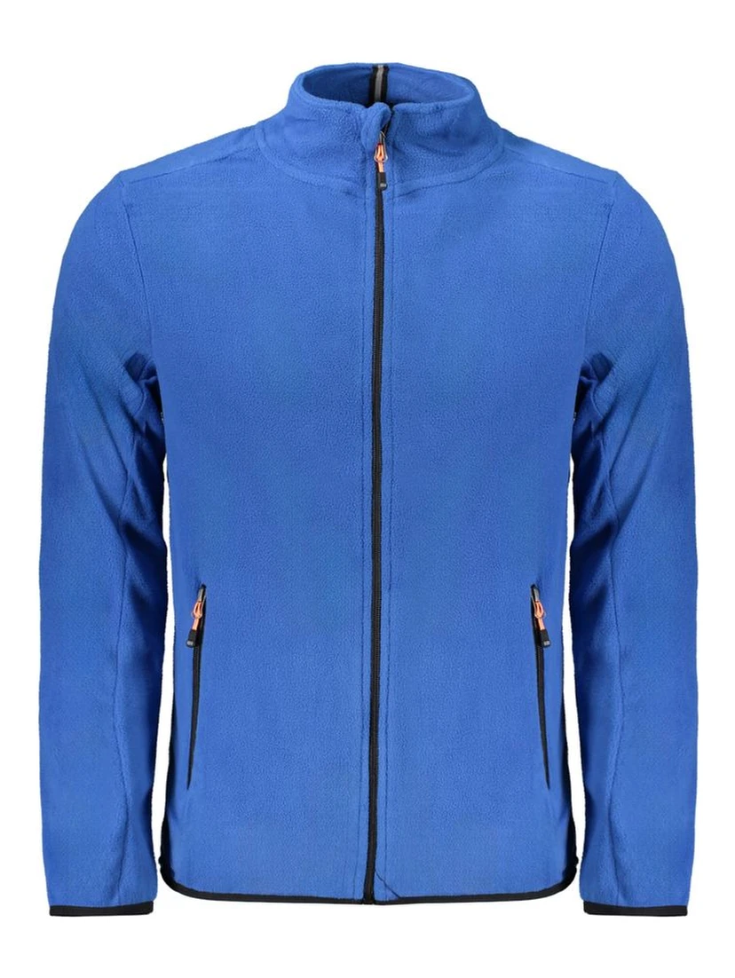 Blue Polyester Sweatshirt