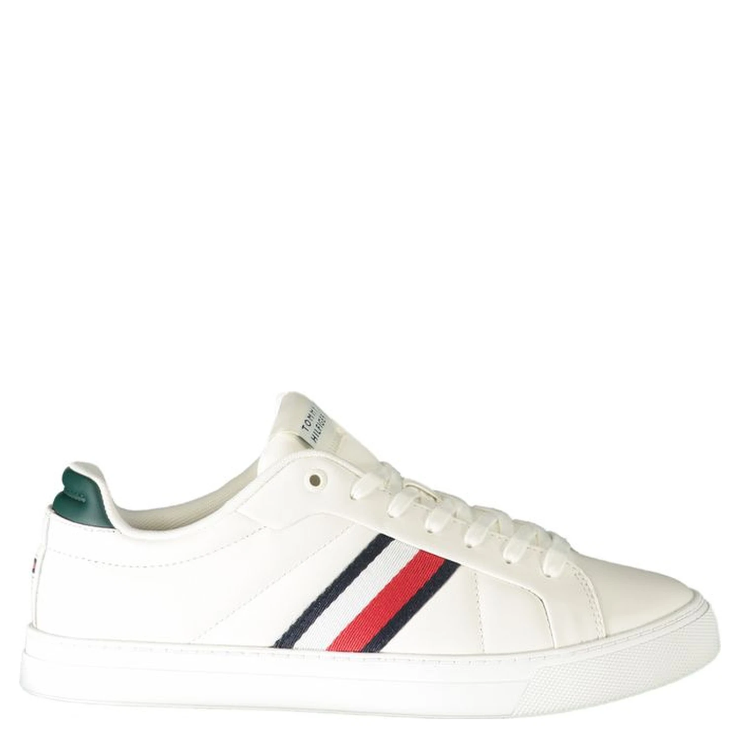 White Polyester Sneaker