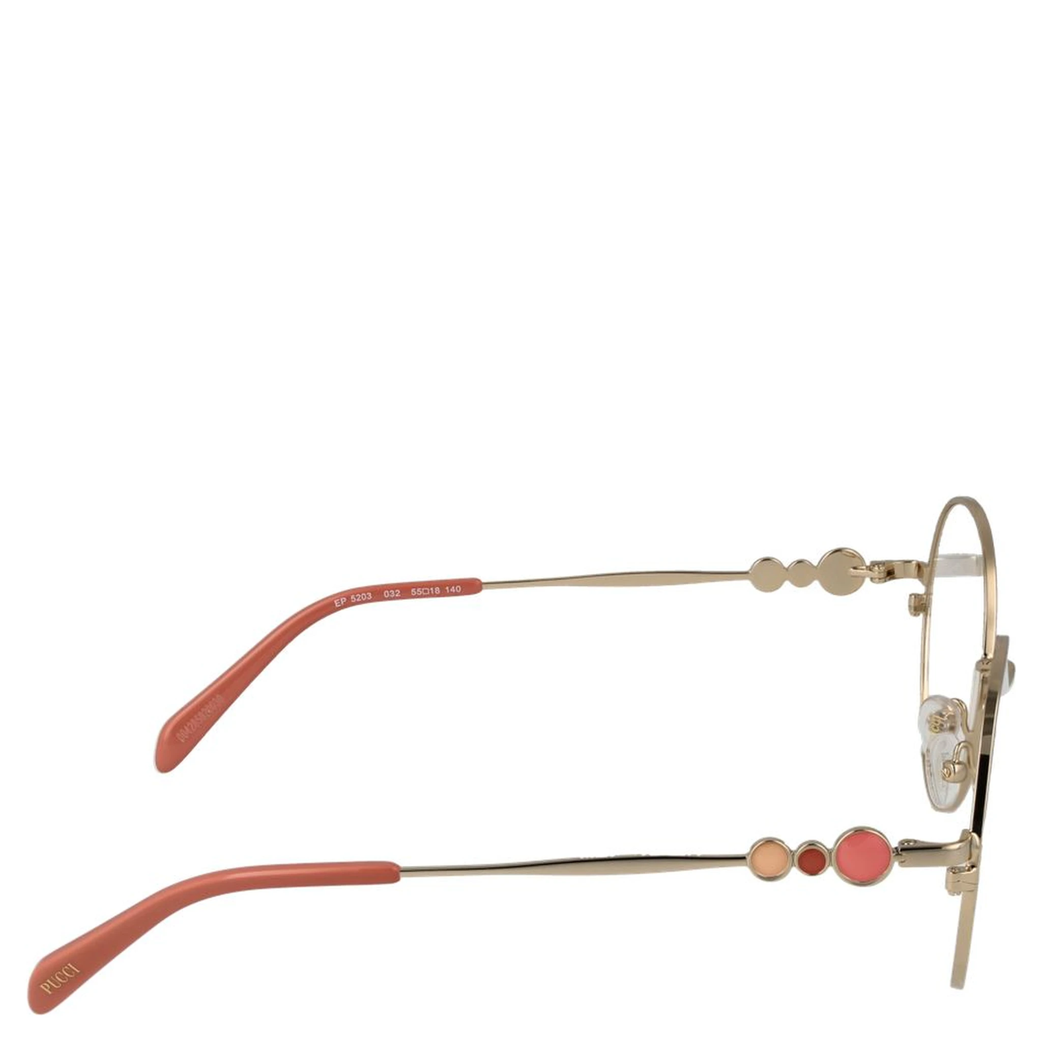 نظارات (إطارات) معدنية ذهبية