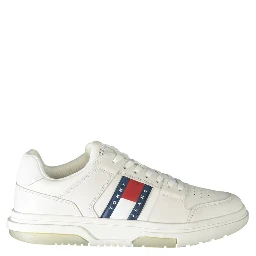 White Polyester Sneaker