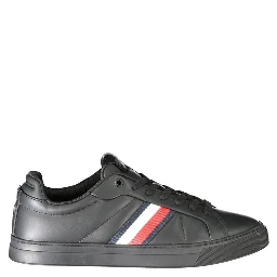 Black Polyester Sneaker