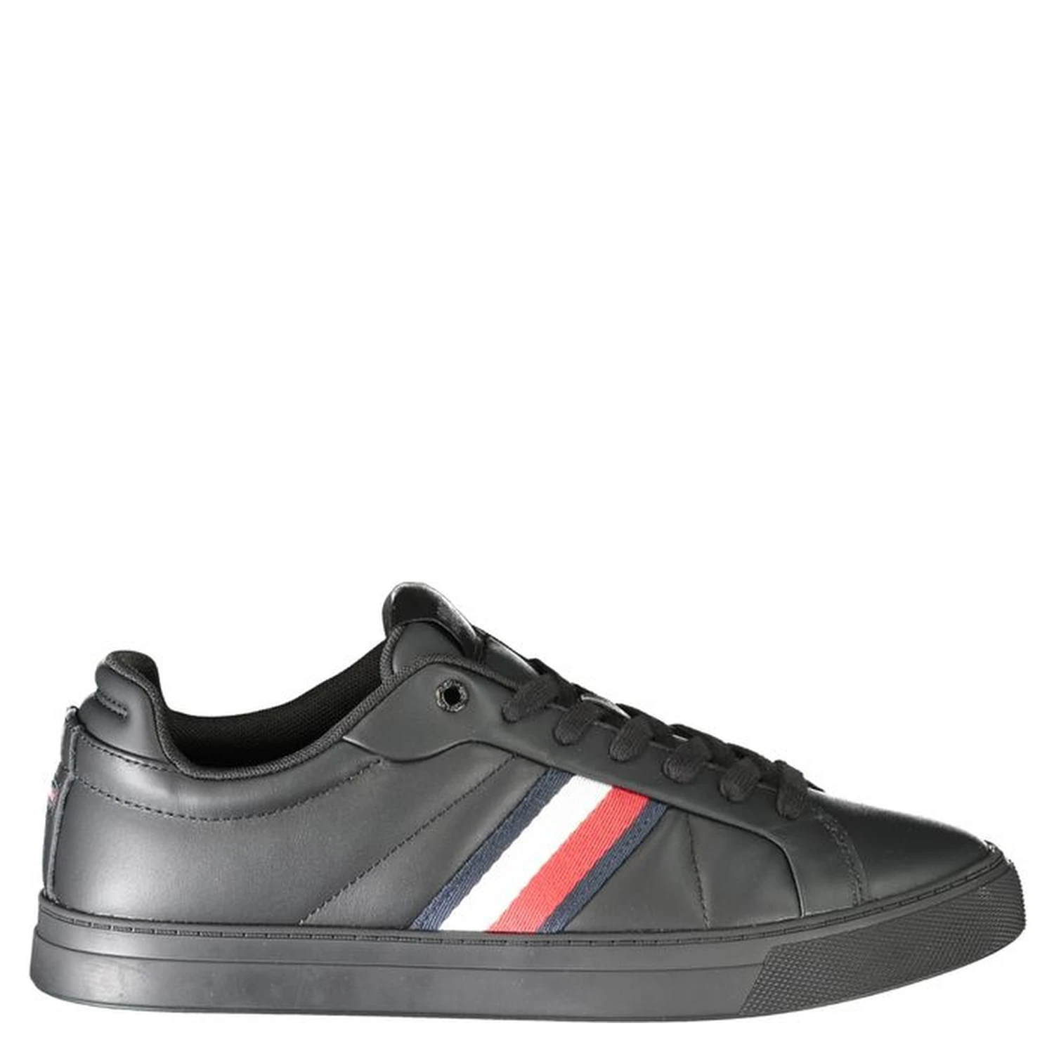 Black Polyester Sneaker