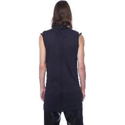 قميص داخلي أسود من القطن