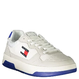 White Polyester Sneaker