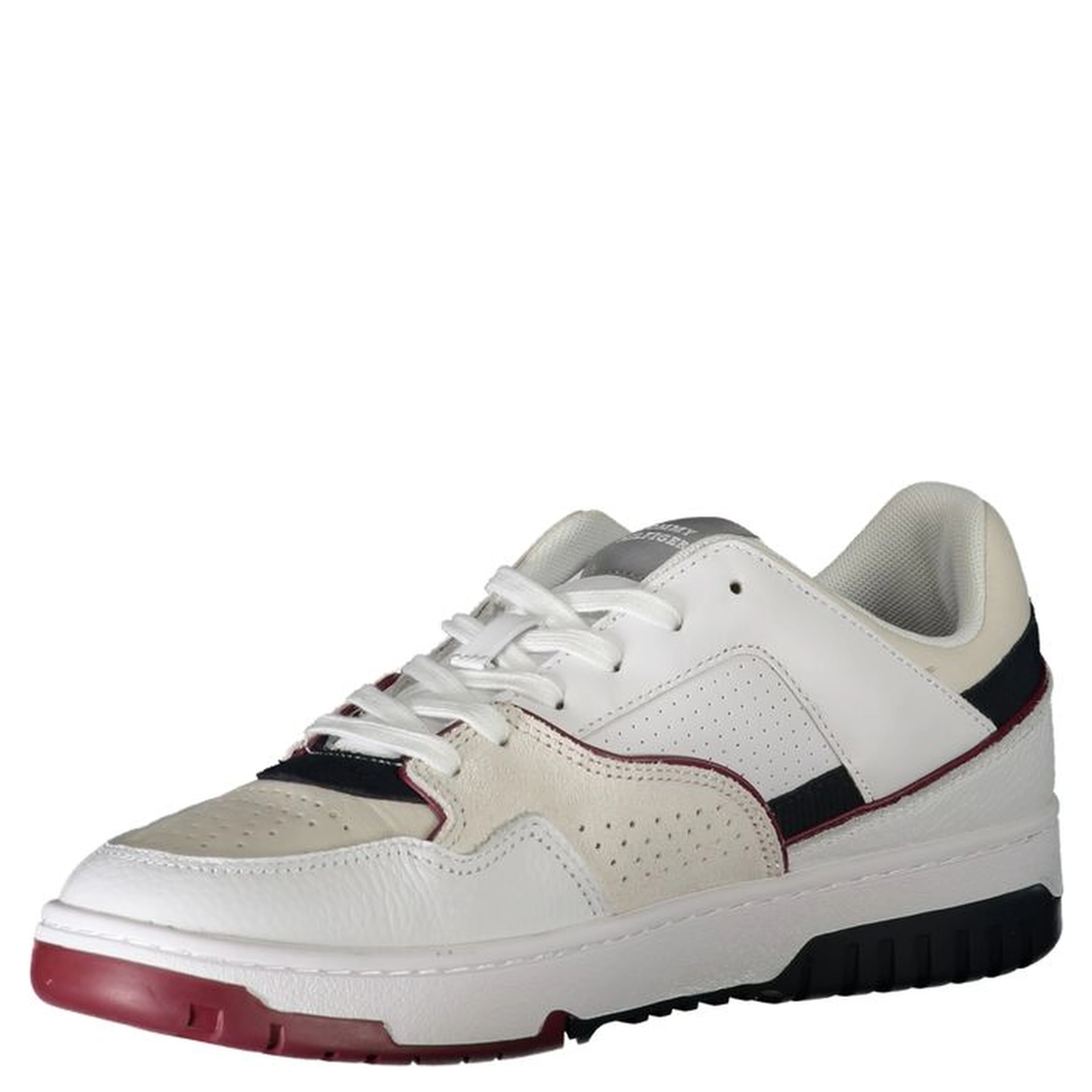 White Polyester Sneaker