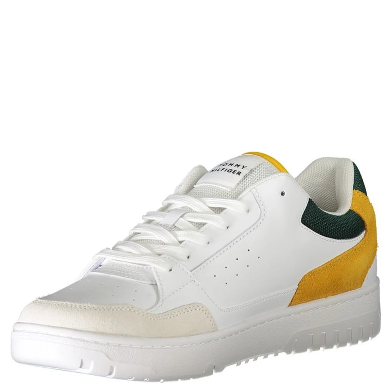 White Polyester Sneaker