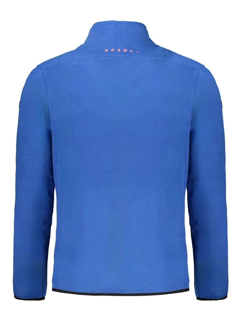 Blue Polyester Sweatshirt