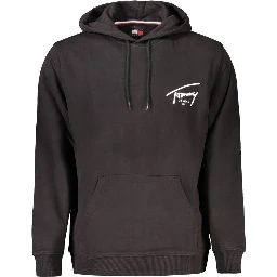 Black Cotton Sweatshirt