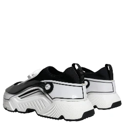 White Black Logo Plaque Daymaster Sneakers Shoes