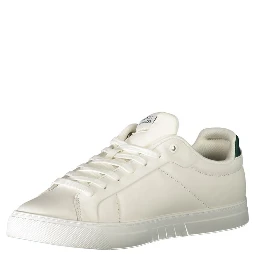 White Polyester Sneaker