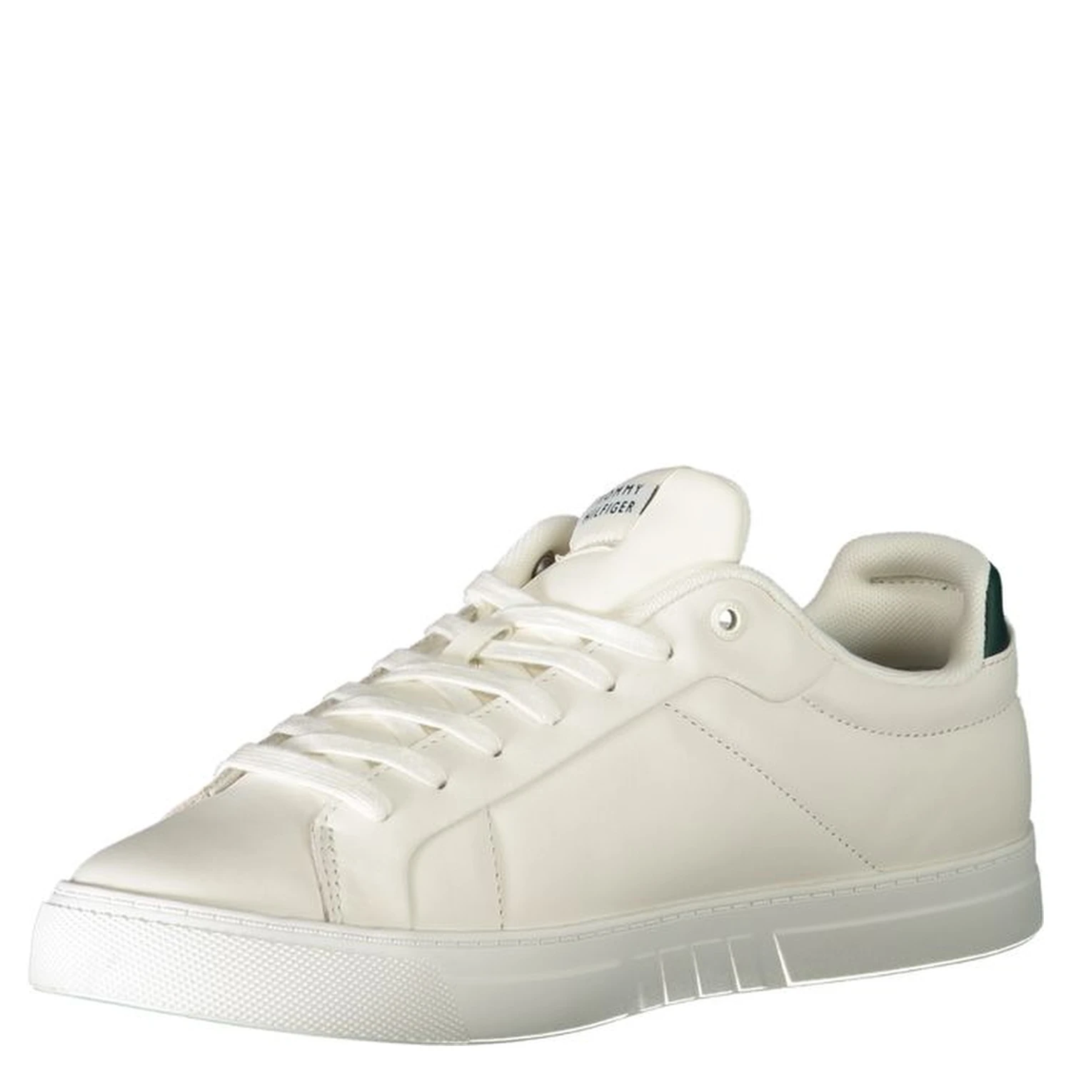 White Polyester Sneaker