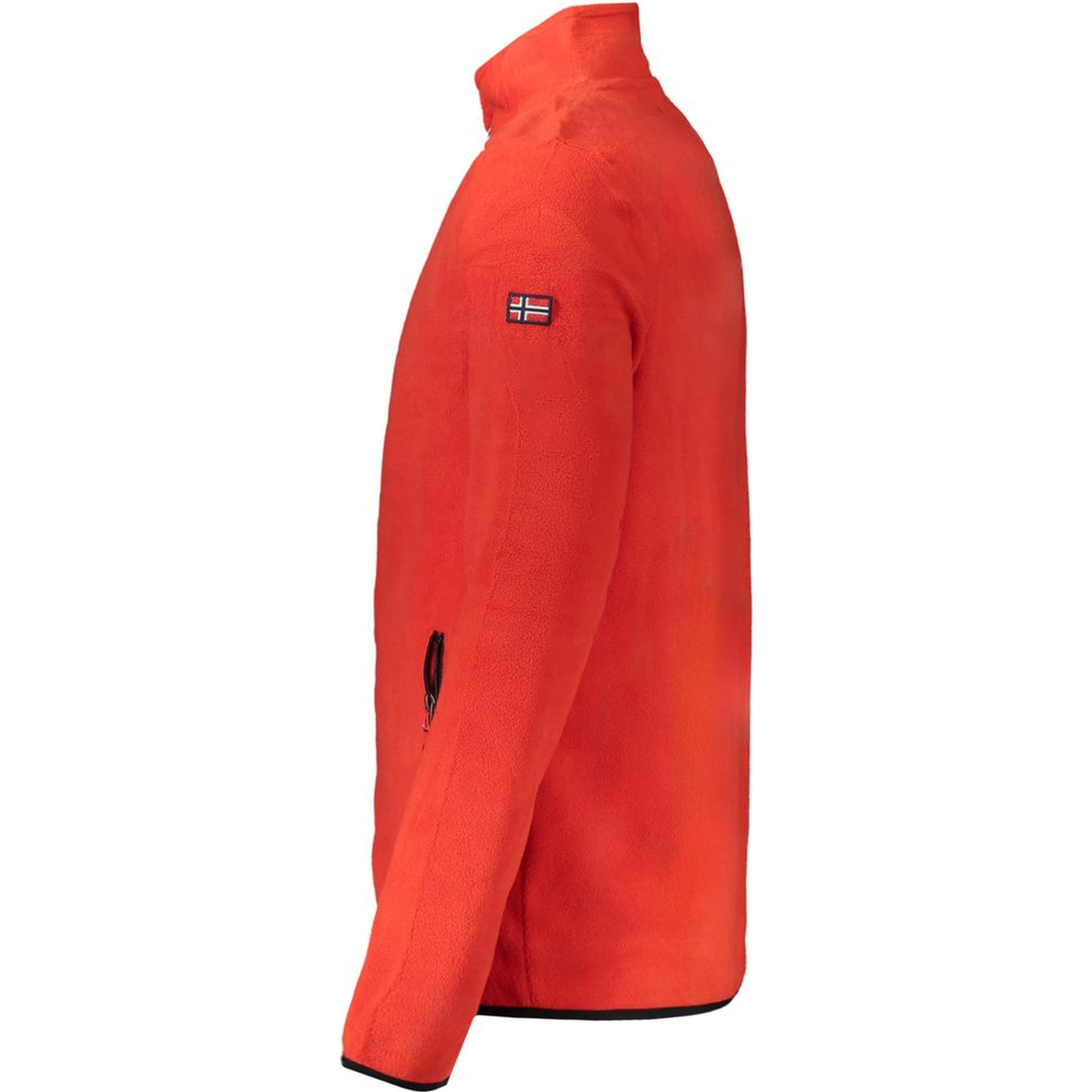 Red Polyester Sweatshirt