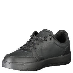 Black Polyester Sneaker