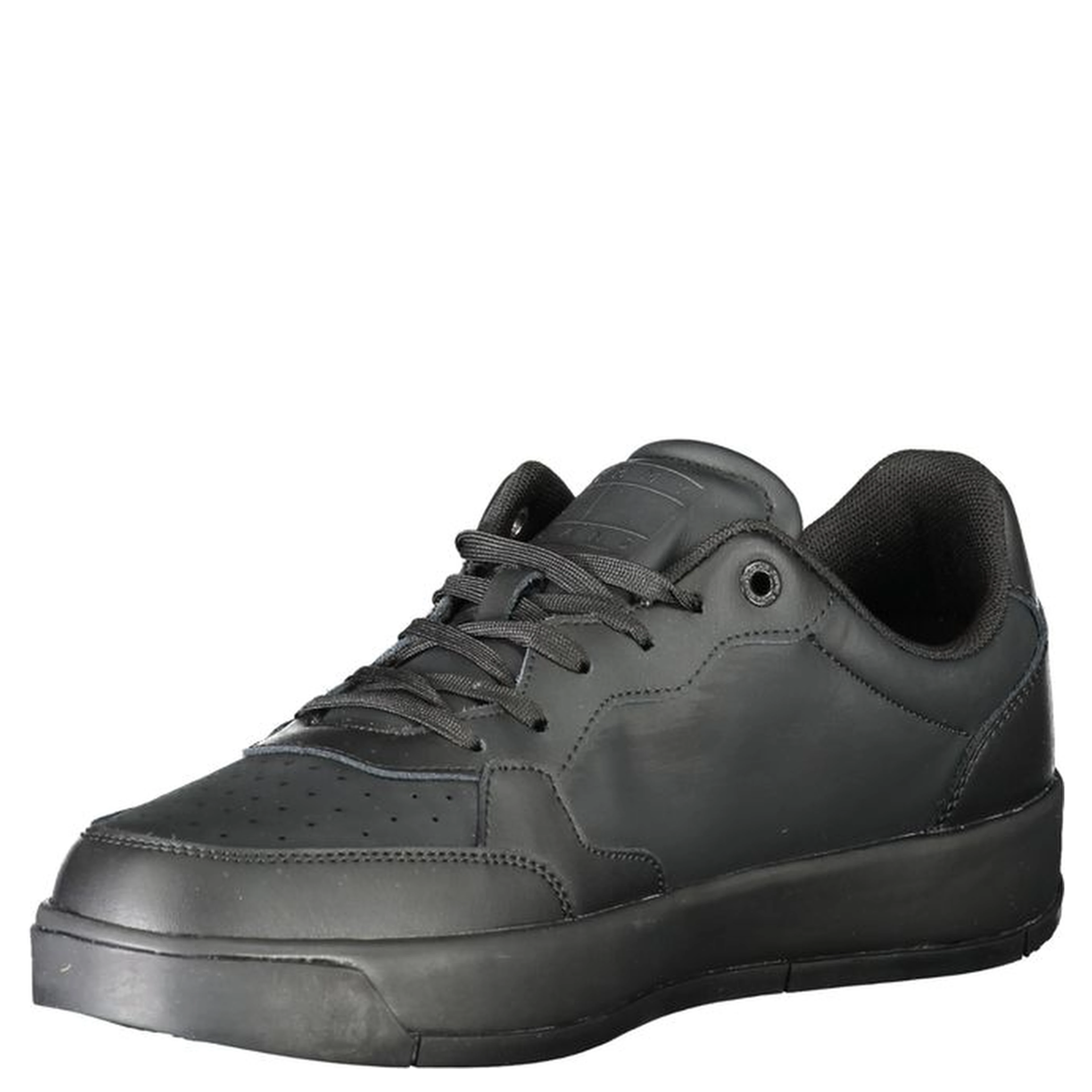 Black Polyester Sneaker