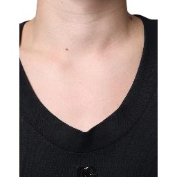 Black Cotton Born To Be Free Sleeveless T-shirt
