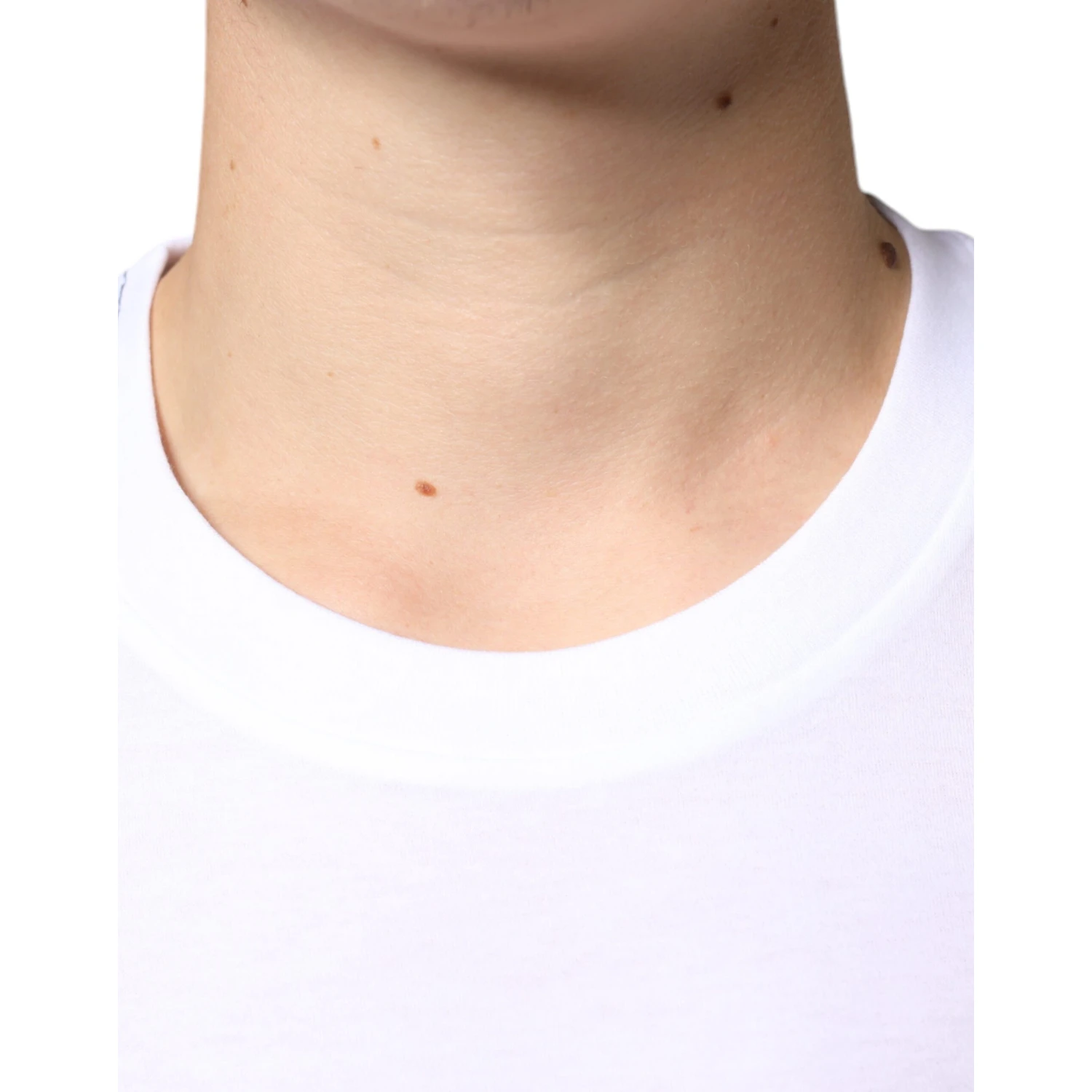 White Metal DG Logo Cotton Short Sleeves T-shirt