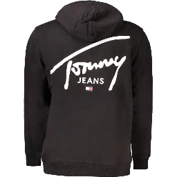 Black Cotton Sweatshirt