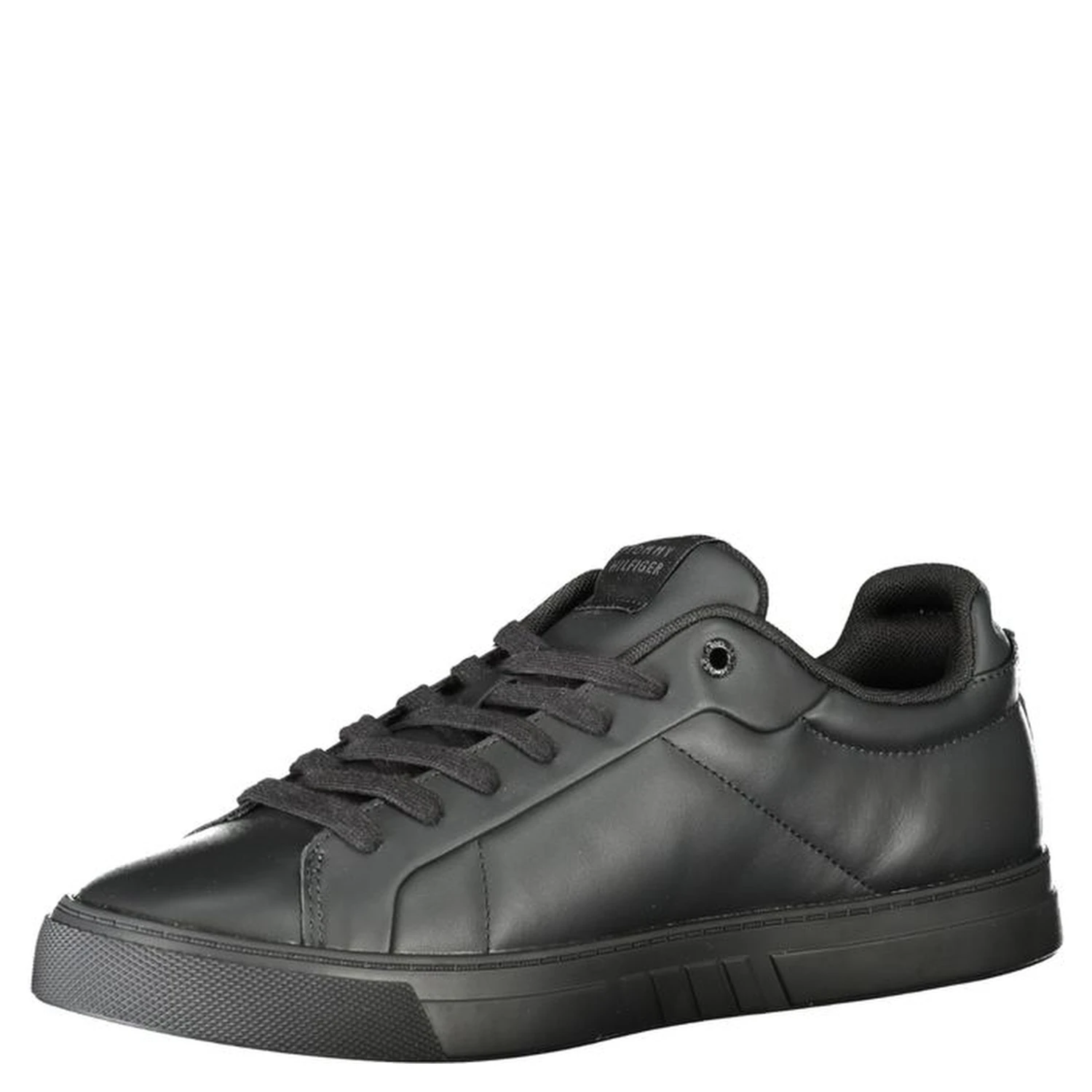 Black Polyester Sneaker