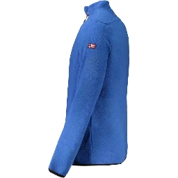 Blue Polyester Sweatshirt