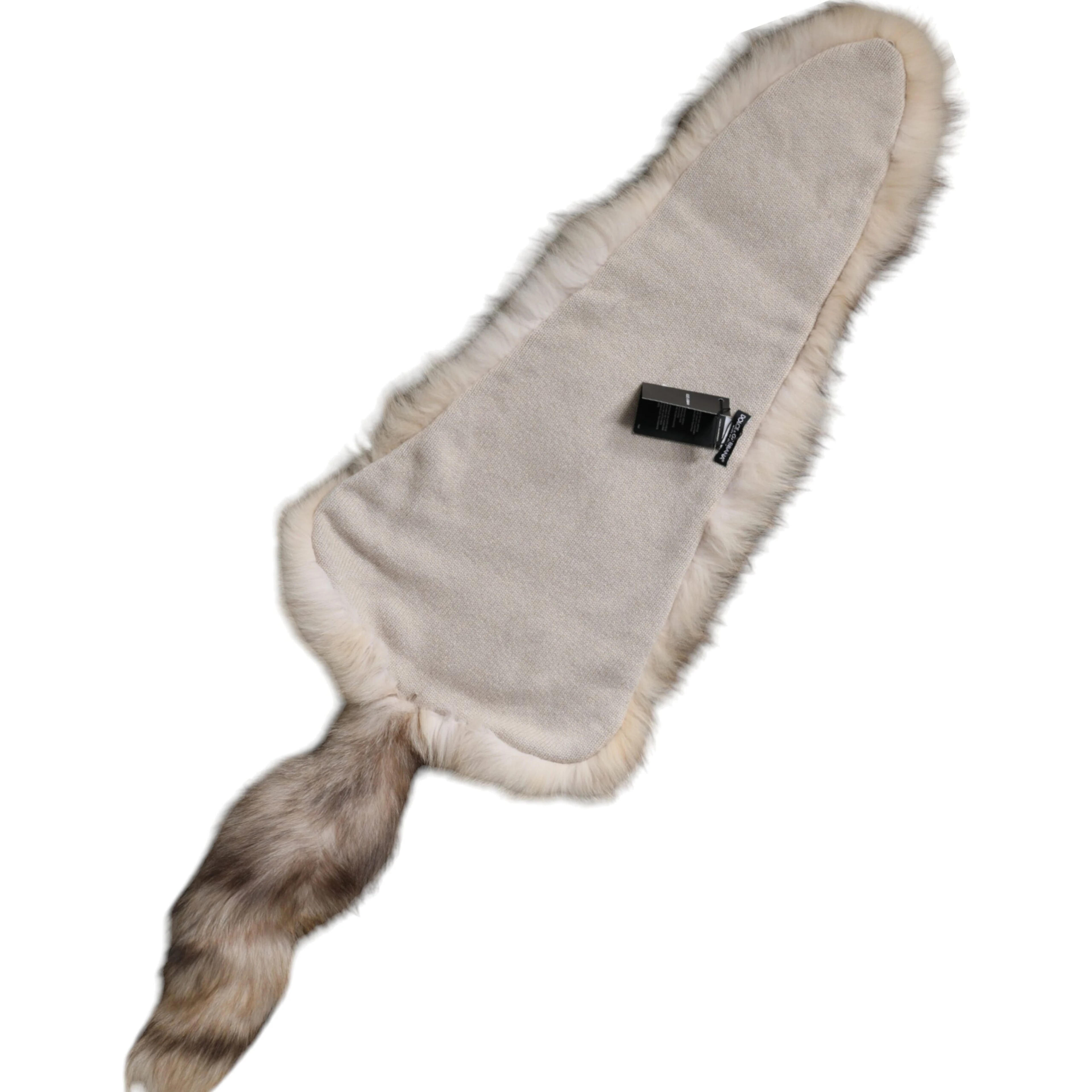 Brown Frost Fox Fur Neck Warmer Winter Scarf