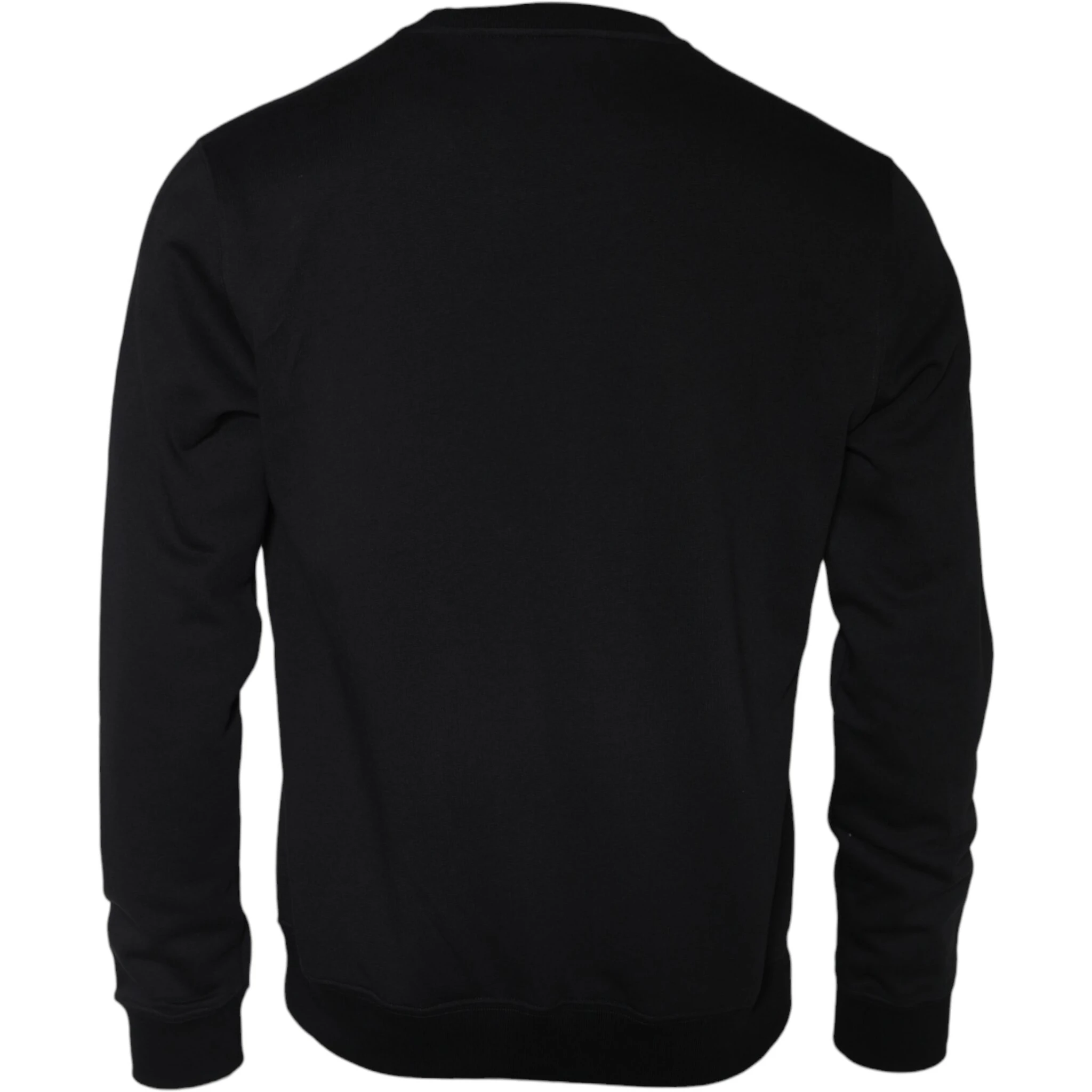 Black Medusa Fleece Cotton Crew Neck Sweatshirt Sweater