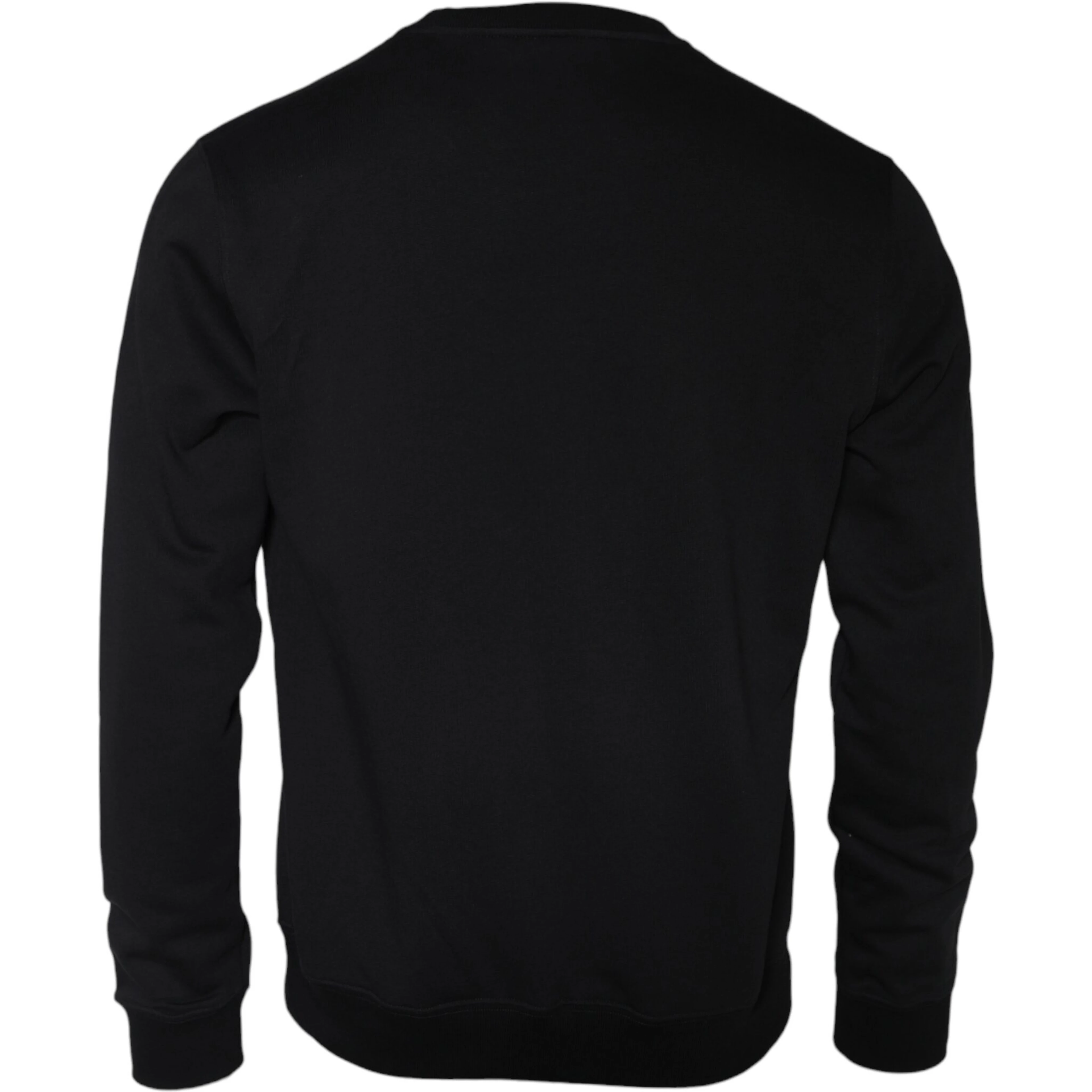 Black Medusa Fleece Cotton Crew Neck Sweatshirt Sweater