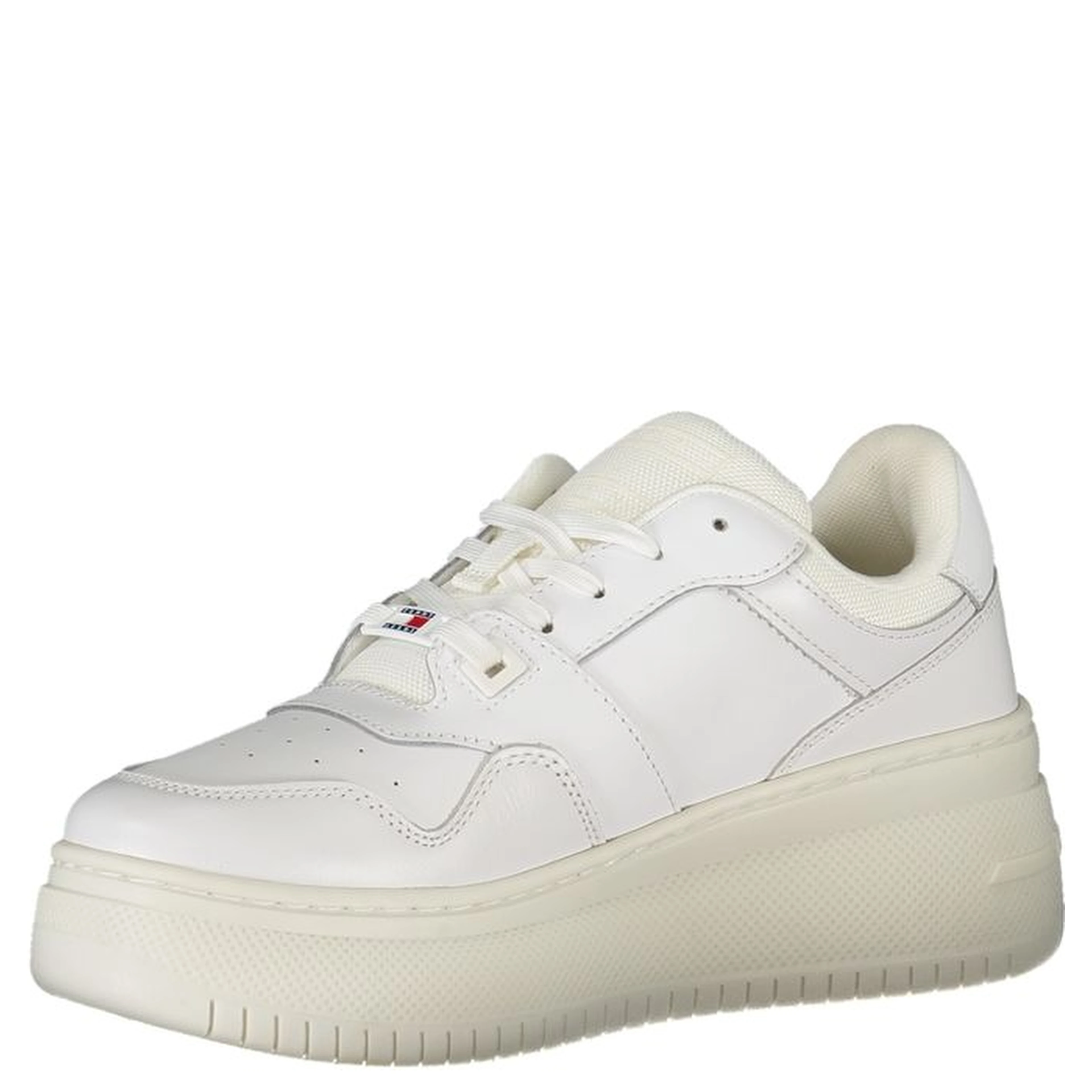 White Polyester Sneaker