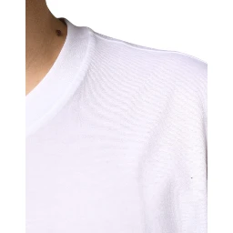White Metal DG Logo Cotton Short Sleeves T-shirt