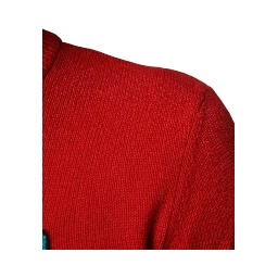 Red I'm The King Wool Crew Neck Sweatshirt Sweater