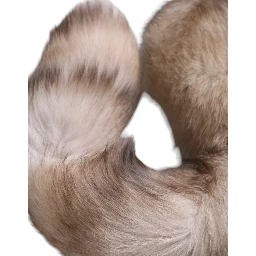 Brown Frost Fox Fur Neck Warmer Winter Scarf
