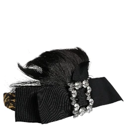 Black Hair Parrucchiera Crystal Headband Diadem