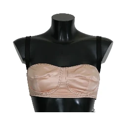 Black Straps Pink Balconcino Bra