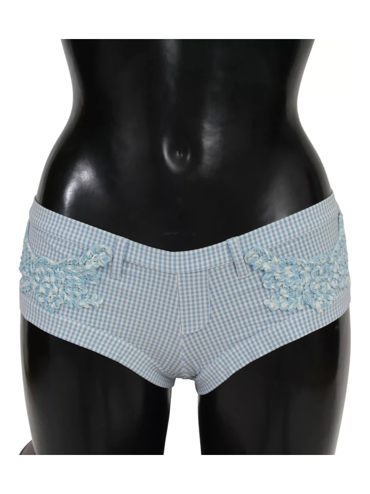 Blue Beachwear Bottoms Swimsuit Shorts