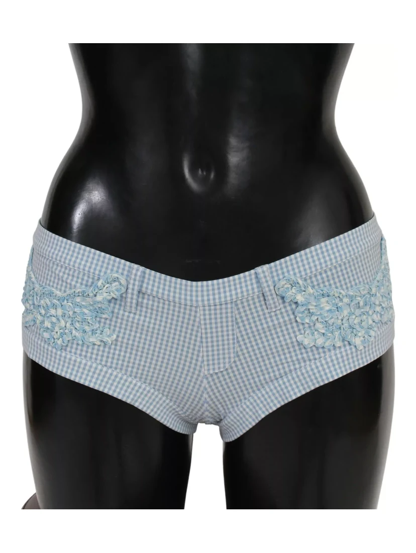 Blue Beachwear Bottoms Swimsuit Shorts