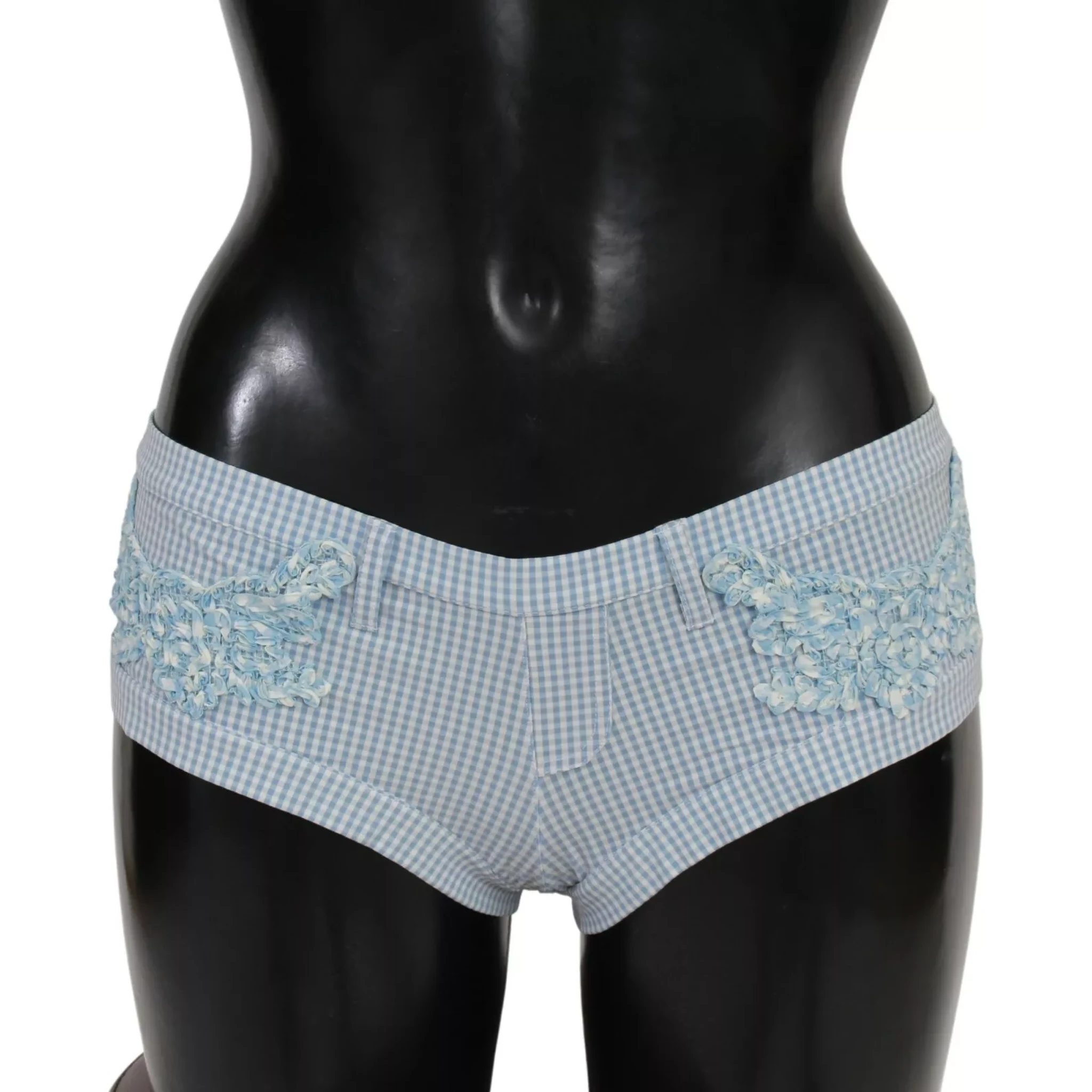 Blue Beachwear Bottoms Swimsuit Shorts
