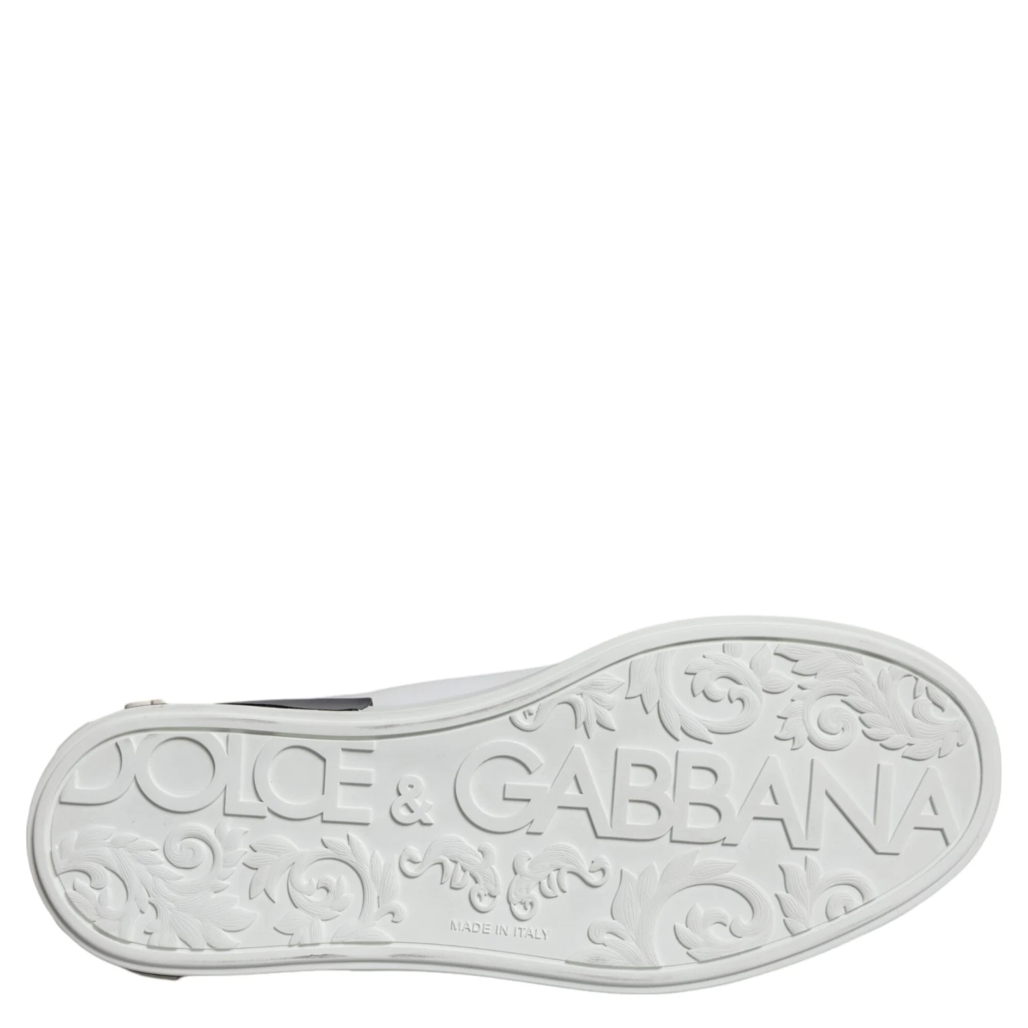 Black Leather Logo Portofino Sneaker Shoes