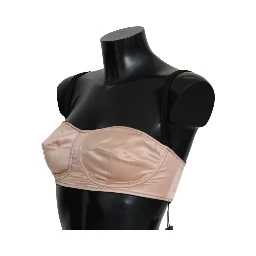 Black Straps Pink Balconcino Bra