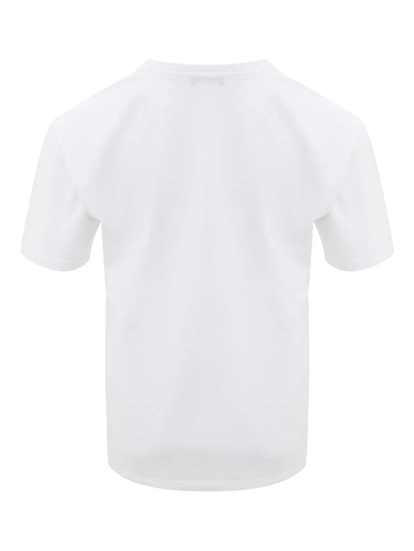 تي شيرت قطني أبيض