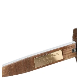 Multicolor Wood Crystal Brass Frame Floral Hand Paint Sunglasses