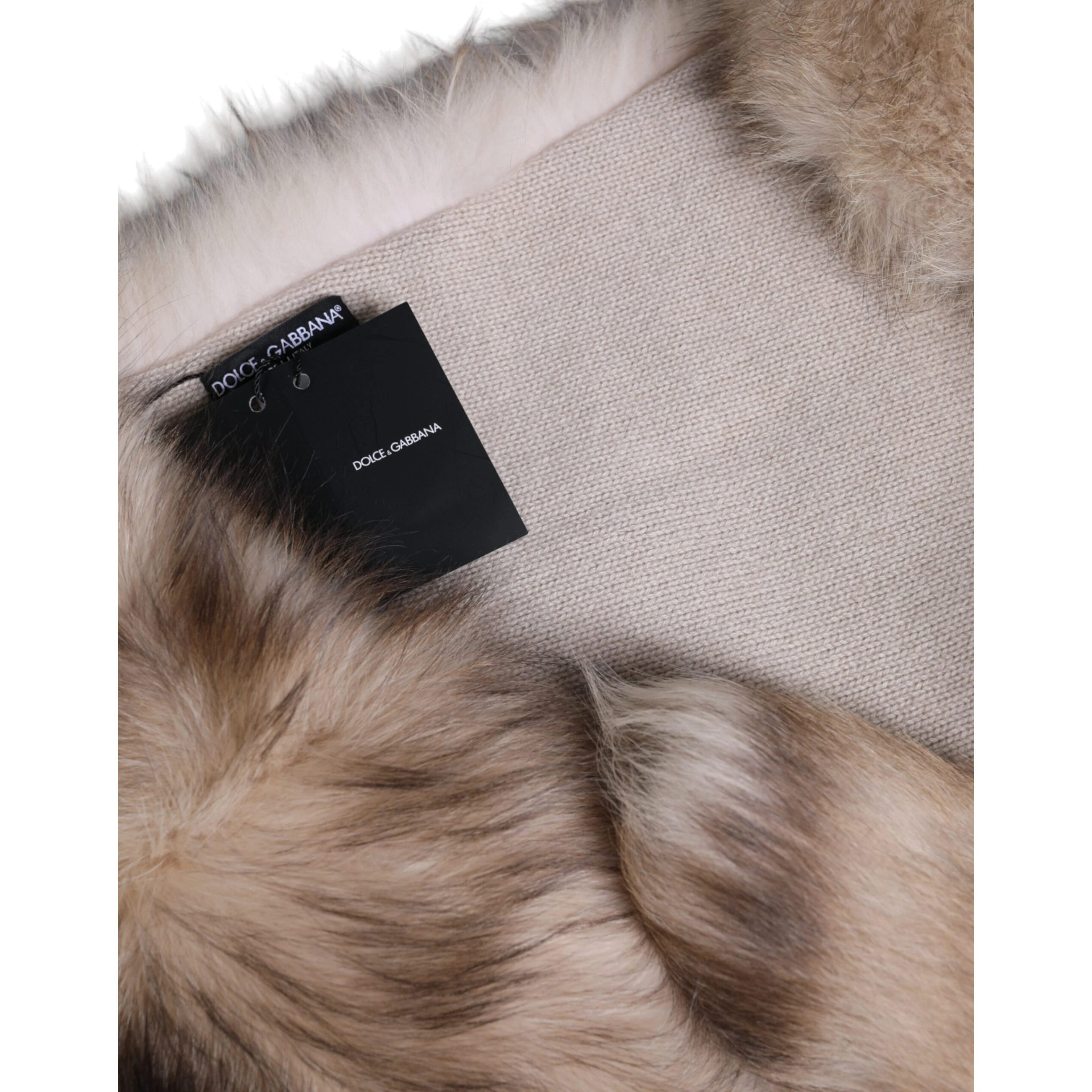Brown Frost Fox Fur Neck Warmer Winter Scarf