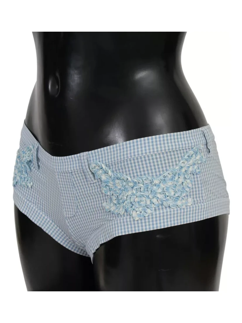 Blue Beachwear Bottoms Swimsuit Shorts