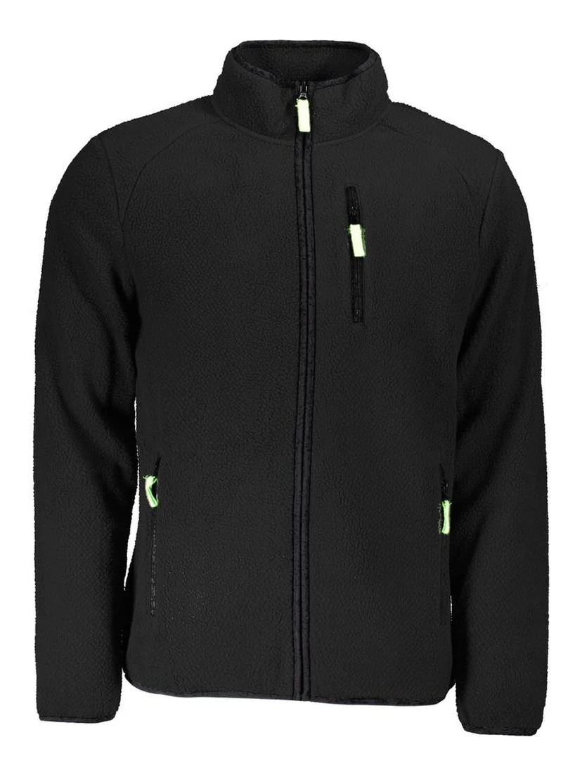 Black Polyester Sweatshirt