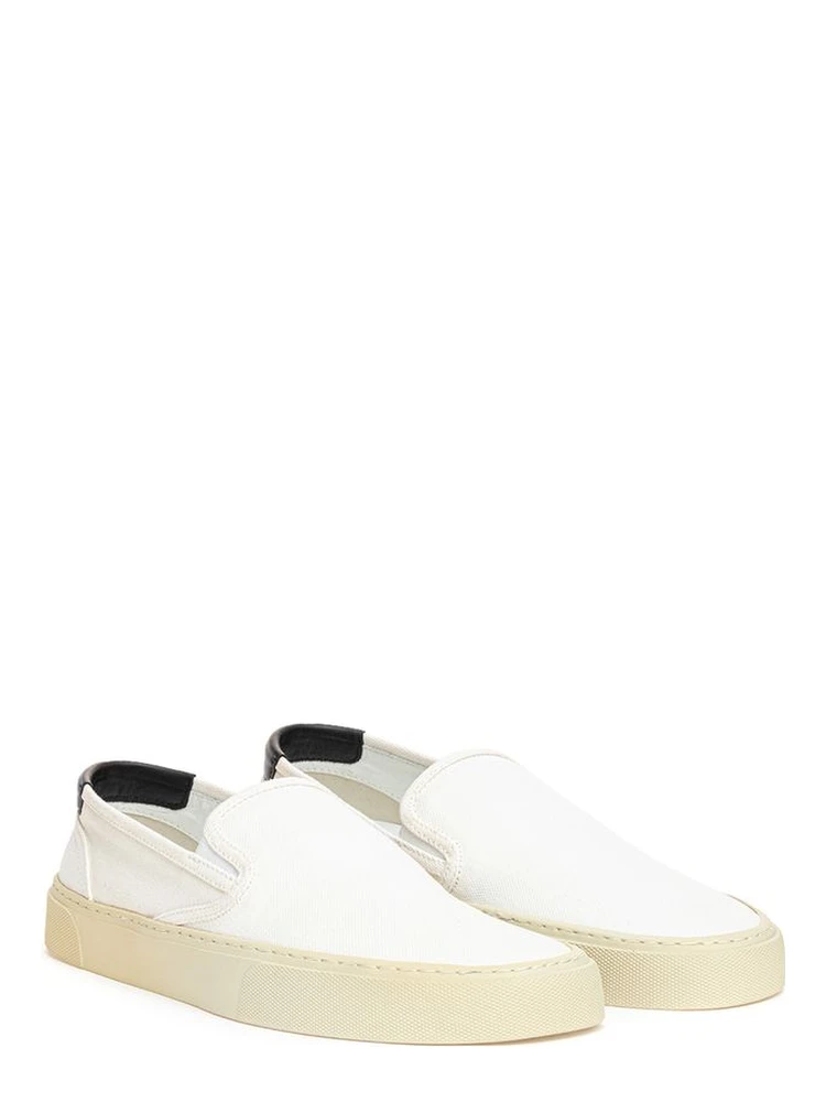 White Cotton Low Top Sneakers alternative