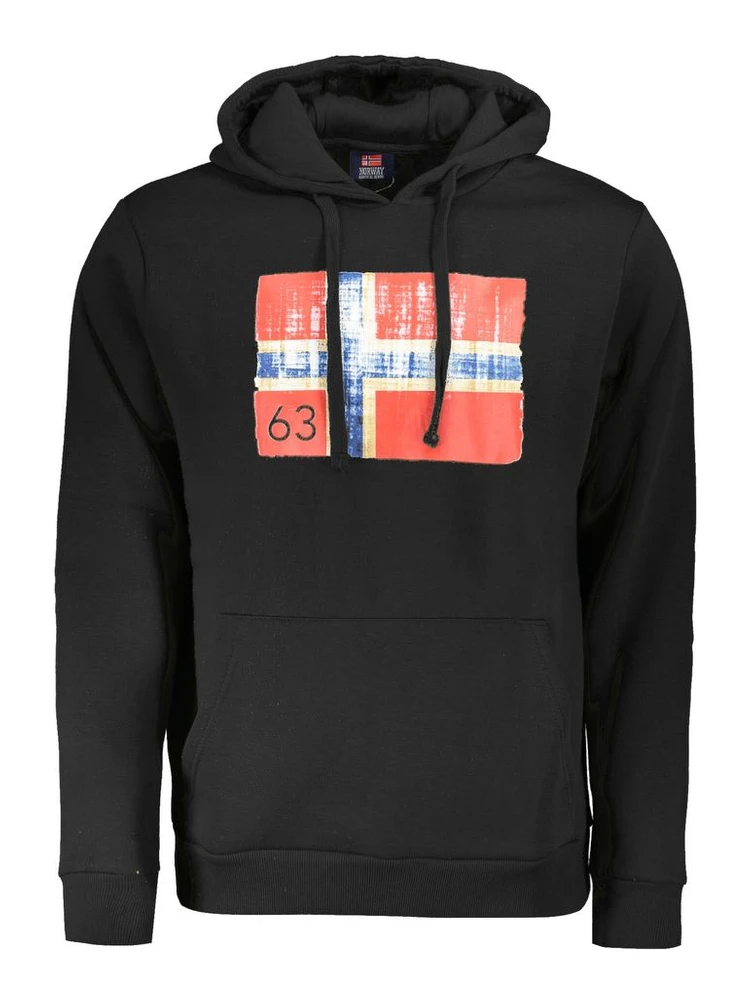 Black Cotton Sweatshirt